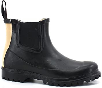 SUPERGA 798 Rubber Boots Mid Lettering Stivaletto Elastici Black S00G7Z0 36