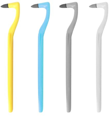 JRYXDS 4 Piezas Sarro Dientes Eliminación Blanqueador Dental Profesional Para Elimina Eficazmente La Placa Sarro Manchas Dentales (Blanco Lechoso, Gris Frío, Azul Agua, Amarillo Lima)