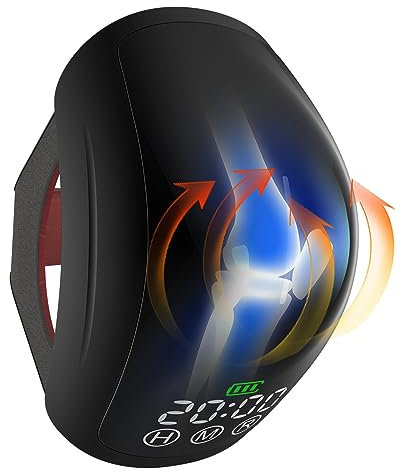 iKeener Cordless Ginocchio Massaggiatore Sollievo Articolare,630/660/880nm Infrarossa Laser Terapia Indossabile Ginocchiere,Vibrazioni Calore Gonfiore Articolazioni Rigide,Legamento,Lesioni Muscolari