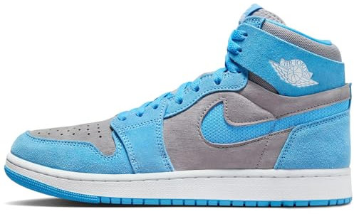 Jordan Men's Air 1 Zoom CMFT2 Cement Grey/University Blue/White (DV1307 014), Cement Grey/University Blue/White, 7 UK