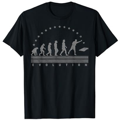 The Cornhole Evolution Retro-Baggo Cornhole für Herren T-Shirt