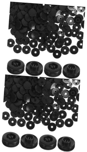 DIYEAH 200sätze Druckknöpfe Kunststoff Langlebige Und Praktische Knöpfe Für Babybekleidung Diy-handwerk Und Kleidung Installieren Und Vielseitig Einsetzbar