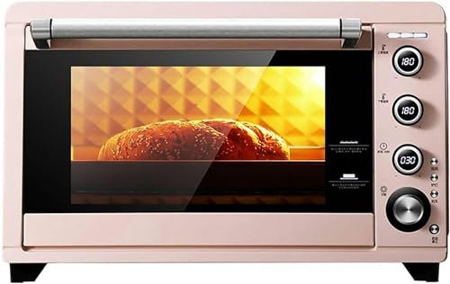 BTURYT Mini Temperatura Regolabile del Forno da 45 Litri 28-230 ℃ E 120 Minuti Tipo di Timer Multifunzionale Aria Calda/Forcella/fermentazione Rotanti