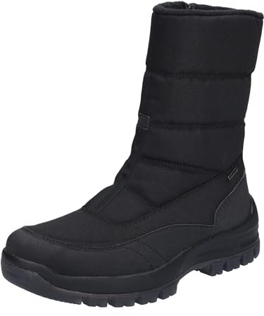 Josef Seibel Herren Winterstiefel Alaska 53,Weite G (Normal),Wechselfußbett,wasserdicht,Outdoorschuhe,warm,gefüttert,schwarz,44 EU