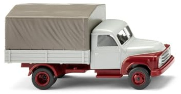 Wiking 034504 H0 Pritschen-LKW Hanomag L 28 fenstergrau Miniaturmodell Spur HO 1:87 Kein Spielzeug!