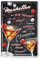 Cocktail Rezepte 20x30cm Alu Schild Deko Metallschild Dekoration für Bar Theke Pub Küche Cafe Geburtstag Geschenk Rezept RV003 (06 Manhattan)