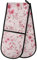 Oven Gloves Double Oven Gloves Pink Cherry Blossom Flowers Oven Mitts Pot Holder Heat Resistant Quilted for BBQ Baking Kitchen Cooking Gloves