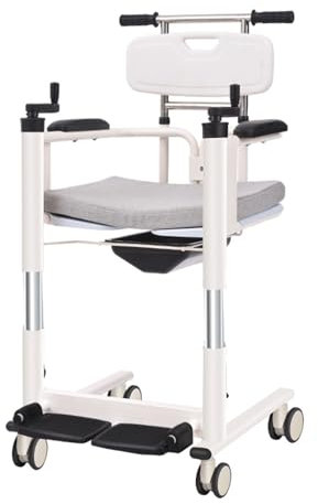 SULQING Patientenlifter Hydraulischer Patientenlift Rollstuhl Treppensteiger Rollstuhl Transferhilfen Stehhilfe Pflege Transferhilfe-Stuhl​​ Elderly Patient Lift Transfer Chair