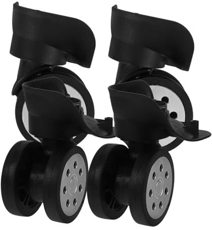 Toddmomy 4 Stück Koffer Ersatzrollen Set Leise Universalrollen für Gepäck Langlebige und Kompatible Reisekoffer Räder für Reibungslosen Transport und Einfache Reparatur