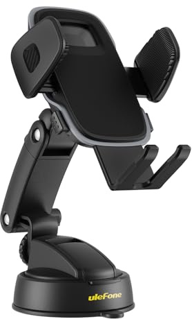 Ulefone Armor Mount(UAN16) Robuster, Haltbarer 360° Drehhalter mit Montagepositionen & Flexiblen Schnellverschluss, für Armor 29/29Pro/33/33Pro/34 Pro, Zuverlässige für Offroad, Marine & Alltag