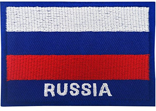 Russland Flagge Patch Eisen auf Badge/Nähen auf Russische Flagge bestickt Motiv Aufnäher