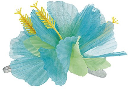 Boland 52253 Haarzubehör, Unisex-Erwachsene, Hibiskus Türkis, One Size