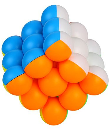 Larcele Klassische Würfel Runder Geschwindigkeit Puzzle Würfel 3x3x3 YZMF-01
