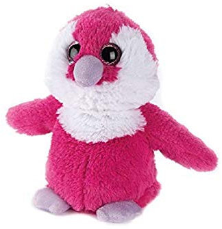 INTELEX WARMIES Microwave Lavender Scented Soft Toy - Cozy Plush Penguin Pink