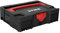STIER Systainer I T-LOC BLACK-Edition, Werkzeugkoffer, 105 x 396 x 296 mm, Transportbox aus stabilem ABS-Kunststoff, Systemkoffer stapelbar, Sortierbox