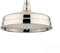 ENKI, R13, 200mm Traditional Fixed Large Shower Head Gold, Solid Brass, Replacement Shower Head, Round Rose, Mixer Rainfall Shower, Modern Design, Easy Clean & Easy to Install