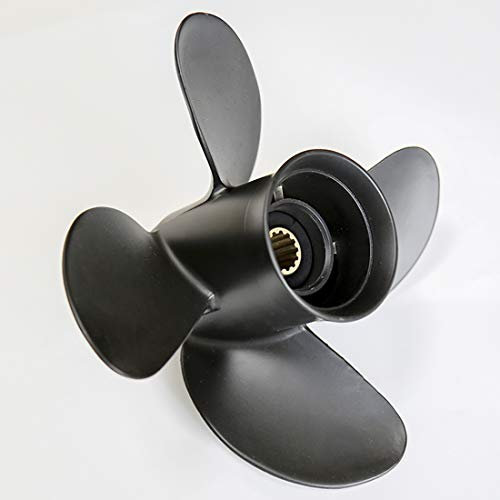 Flish Propeller passend für Mercury 4-Blatt-Aluminium-Propeller 10,3 x 13 Pitch 25-70 PS 48-8M8026630 Außenbord!
