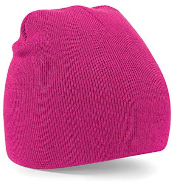 Beechfield Originale Pull-on Beanie Cappello, Fucsia, Taglia Unica Unisex-Adulto