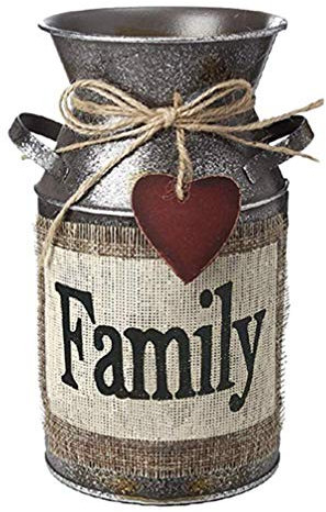 Garneck French Flower Bucket Flower Vase Wedding Home Decor Rustic Bucket Jug Vase Pots Iron Art Planter Metal Jug Metal Plant Farmhouse Container s