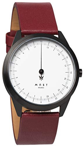 MAST MILANO A24-BK402M.WH.16I 24 Stunden Einzeigeruhr für Herren