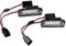 Aghami plate light 2Pcs For VW Volkswagen Golf 4 5 6 7 Scirocco Polo 9N 6R Passat B6 CC Rline Universal 12V LED Car Number License Tail Plate Light Bulb led license plate