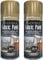 Gold Flexible Fabric Spray Paint 2 X 200ml Aerosol Can Ideal For Leather Art Vinyl Fabric & Crafts Quick Drying Spray By Paint Factory