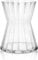 Wide Waisted Vase Mirage | Crystal Glass Decoration Vase with Optic Effect | 23cm