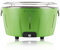Barbecue de table sans fumée à charbon avec batterie rechargeable incluse. Diamètre : 34 cm. S'allume en 5 minutes (vert avocado)