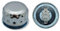 Entlüftungsdeckel für Hydraulik – Einfüll- und Belüftungsfilter aus Metall für Öl- und Kraftstofftanks (mit Flansch, Bajonettverschluss, Verchromt, Reißfeste Dichtung)