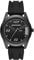 Skechers Montre pour Homme Reseda, Mouvement Trois Aiguilles avec Date, Boîtier en Alliage Noir 43 mm avec Bracelet en Silicone, SR5199