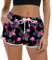 Rave on Friday Short de Bain pour Femme Imprimé Flamant Rose - Respirant à Séchage Rapide - Taille L