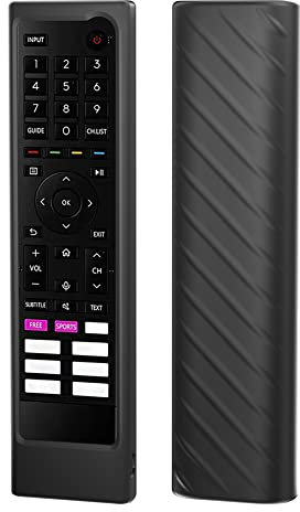 CRGANGZY Protective Silicone Remote Control Case for Hisense ERF3C80H ERF3A80H Remote Control,Shockproof Anti-Slip with Lanyard Remote Control Cover for Hisense TV