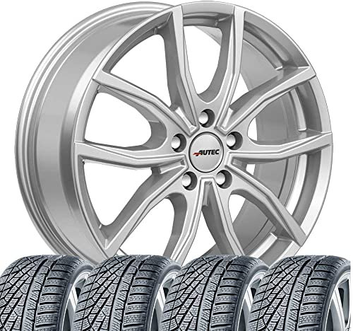 4 Winter Kompletträder 8x19 ET 40 5x112 Brillantsilber mit 225/40 R19 93V NEX Winguard Sport 2 XL M+S 3PMS kompatibel mit Audi Q2, Q3, SQ2, TT, TTS