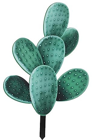 BESPORTBLE Piquet De Jardin Cactus Acrylique Décoration Extérieure Colorée Résistante Aux Intempéries pour Pelouse Et Patio