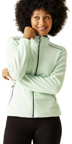 Regatta Damen Jacke Outdoorjacke Fleecejacke Floreo IV, Farbe:Mint, Artikel:-K2C Bleached Aqua, Größe:44