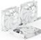 upHere gaming Ventilador de PC silencioso,120mm Ventilador para Ordenador,3 Pack (Blanco) 12WT3-3