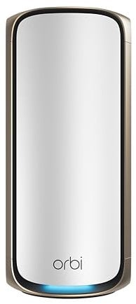 Netgear Orbi Router Mesh WiFi 7 Quad-Band serie 970 RBE971S | Cobertura hasta 220 m2, 200 dispositivos | Puerto Internet de 10 Gig |ampliable para crear un Sistema Mesh, BE27000 802.11be