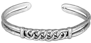HG HAZE & GLORY Armband Herren aus 925 Sterling Silber, Schmuck Männer, Silber oxidiert, Cool, Chain Game, 20 cm