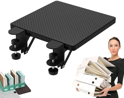 Clamp Desk Extender - Desk Extension Table, Shelf Desk Attachment | Clamp Shelf Ergonomic Table Extender, Table Extension Attachment, Desk Clamp Arm Rest for Elbow Support, 7.87x9.45x3.94 Inches