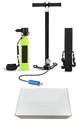 Mini bouteille de plongée 0,7 L Avec Combinaison De Pompe À Haute Pression Nageant Avec Un Respirateur De Plongée Respirant De 12 À 15 Minutes. pour la pêche, la plongée en apnée et le sauvetage d'urg