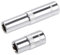 TOP-VIGOR 2Pcs 1/4-Inch Drive by 7mm Deep and Shallow Socket, Cr-V Drive Socket, 6-Point, Metric for Auto Repairing and Household