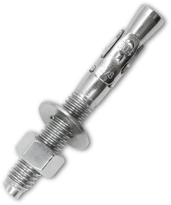 Napredak Tasselli di ancoraggio a cuneo da 3/8 x 7,6 cm, per calcestruzzo e cemento, viti in acciaio inox, fissaggio ad espansione per industriali, resistenti, 8 pezzi