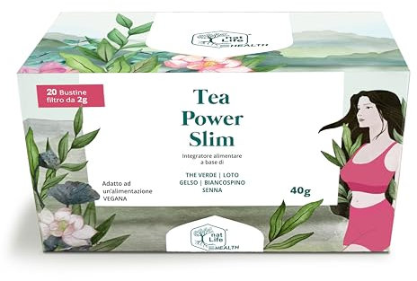 Te slim diuretico, Lassativo, Digestivo, Naturale, Anti Stipsi,Detox e mantenimento equilibrio del corpo, 20 bustine