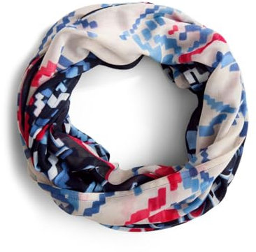 CECIL Damen B572711 Bedruckter Loop-Schal, universal Blue, A