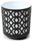 KONZEPT Pot de fleurs de 19 cm de diamètre, grand cache-pot, en plastique, pour plantes d'intérieur, idéal pour le salon, la cuisine et le balcon