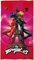 Miraculous Ladybug Kinder Badetuch - Paris Eiffelturm – 60 x 120 cm, 100% Baumwolle in Velours-Qualität – mit Ladybug und Cat Noir – Ideal als Strandtuch, Handtuch, Duschtuch oder Badelaken