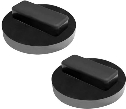 Crihovy Caballete Coche(2Pcs), Gato Hidraulico Soporte de Caucho, Gatos Hidraulicos para Coches Bloques de Goma, Almohadilla de Goma Jack Pad, para BMW, Mini, Compatible con BMW Series