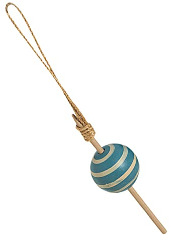 SOLUSTRE Holzboje als Wanddekoration Mediterrane Bojen-deko Nautische Holzornamente Wanddekoration für Innenräume Strand-wanddeko ohne Befestigung