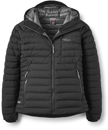 Rab Women's Microlight Windstopper Down Hoody | 700-Fill, GTX, Windproof, Gore-Tex Jacket, for Skiing & Climbing