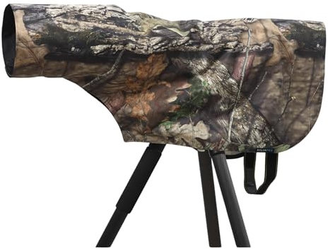 Rolanpro Waterproof Camera Lens Rain Cover Raincoat for Nikon NIKKOR Z 180-600mm f/5.6-6.3 VR # Brown Jungle